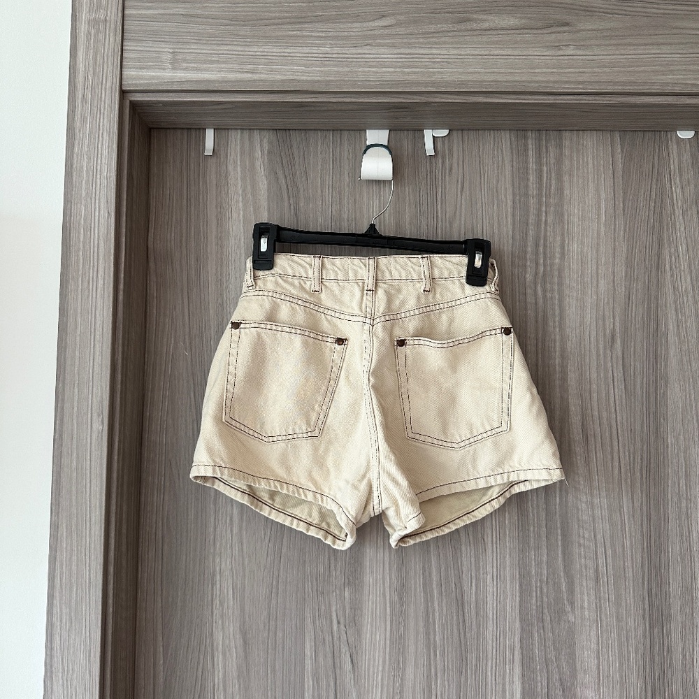 Reformation jean shorts